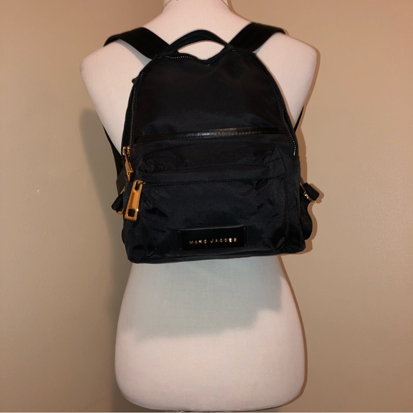 Marc Jacobs Black Nylon Varsity Small Backpack